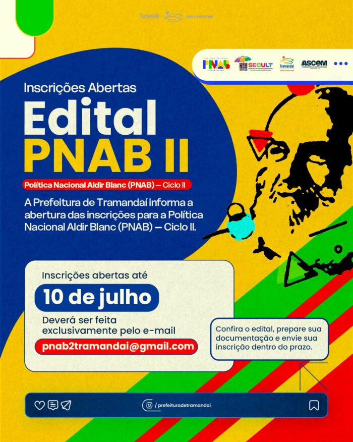 Prefeitura de Tramandaí prorroga prazo de inscrições para o Edital PNAB – Ciclo 2