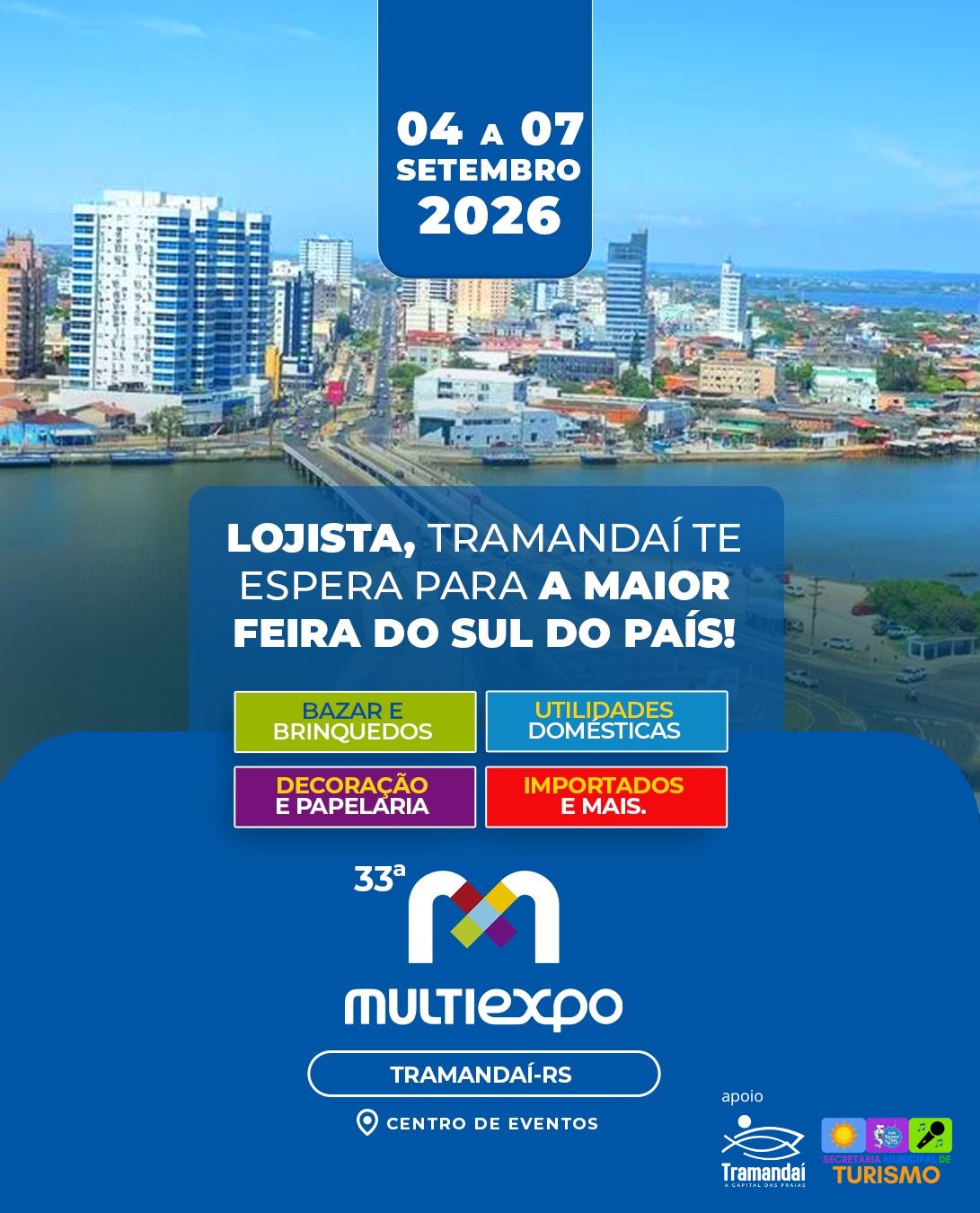 33ª Multiexpo movimenta o setor varejista e fortalece Tramandaí como destino para negócios