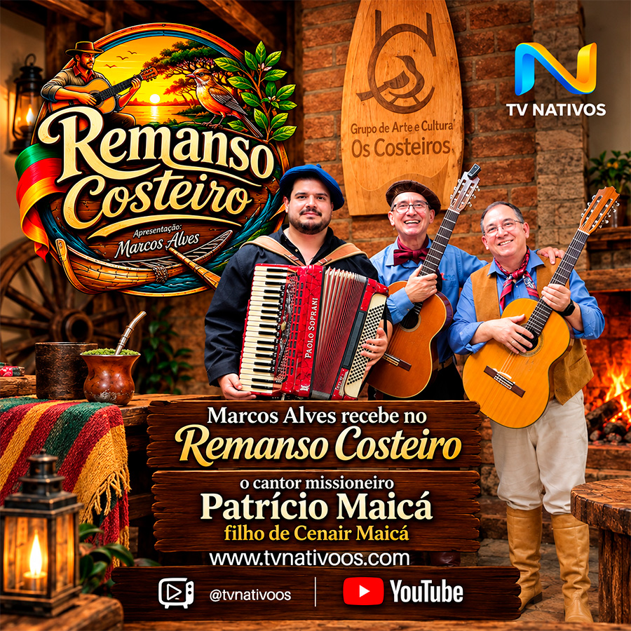 Remanso Costeiro recebe Patrício Maicá em encontro marcado pela música e pela herança missioneira
